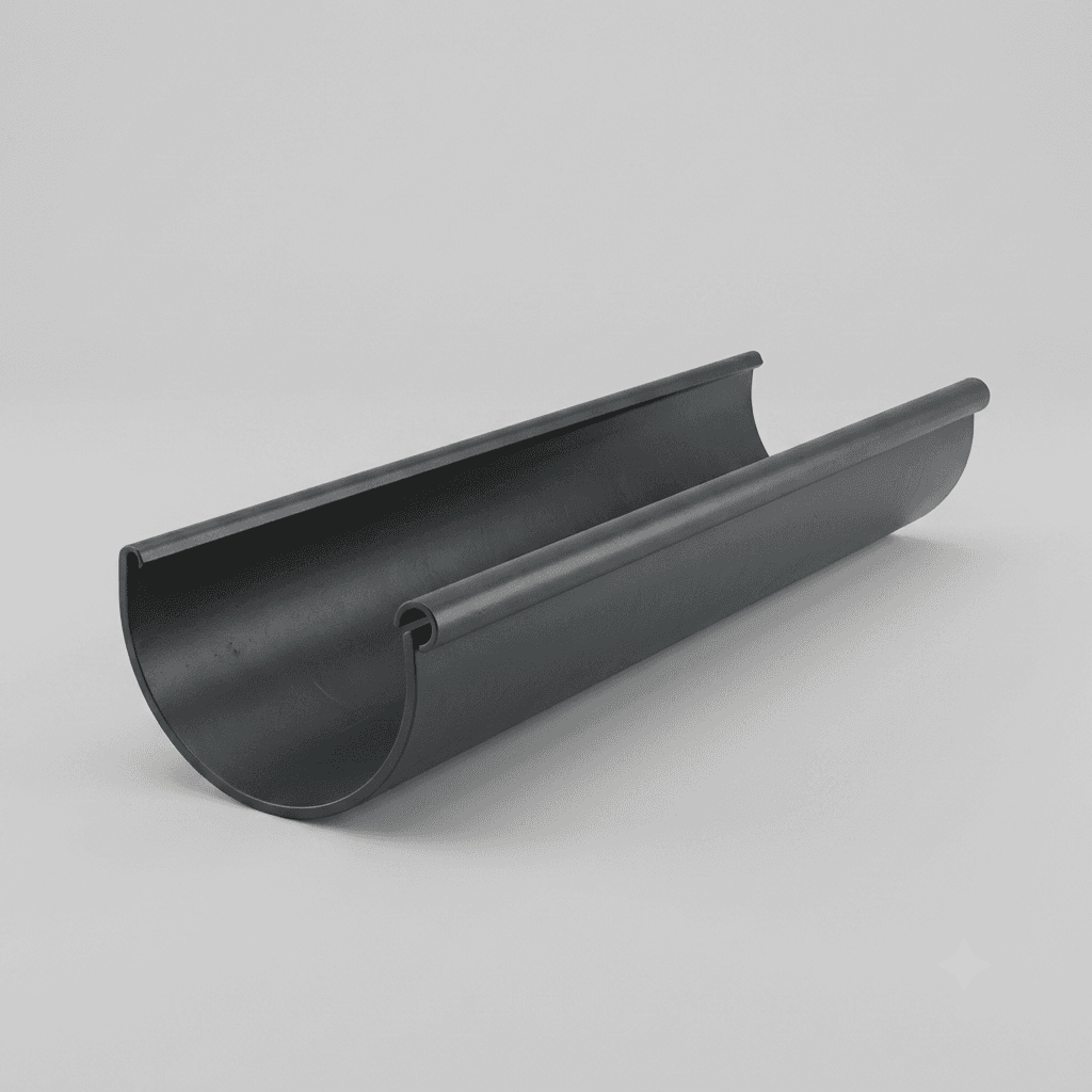 PVC 125 Oluk Anrasit (3mt)