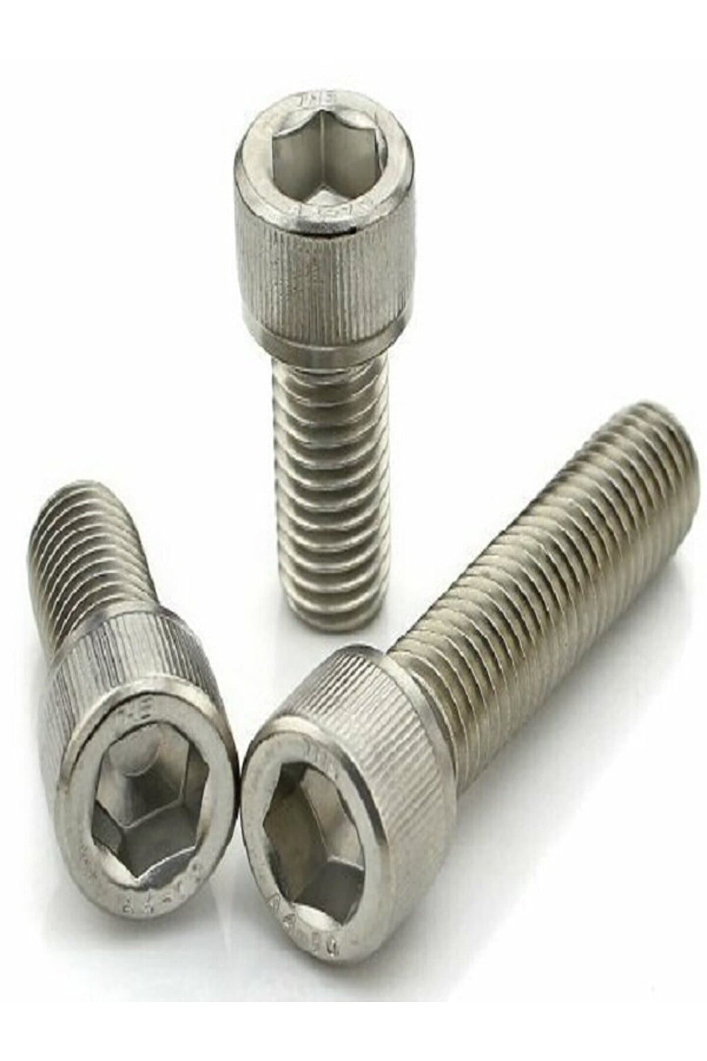 M10X45mm İMBUS CİVATA - BEYAZ - 20 ADET — ürün görseli 1