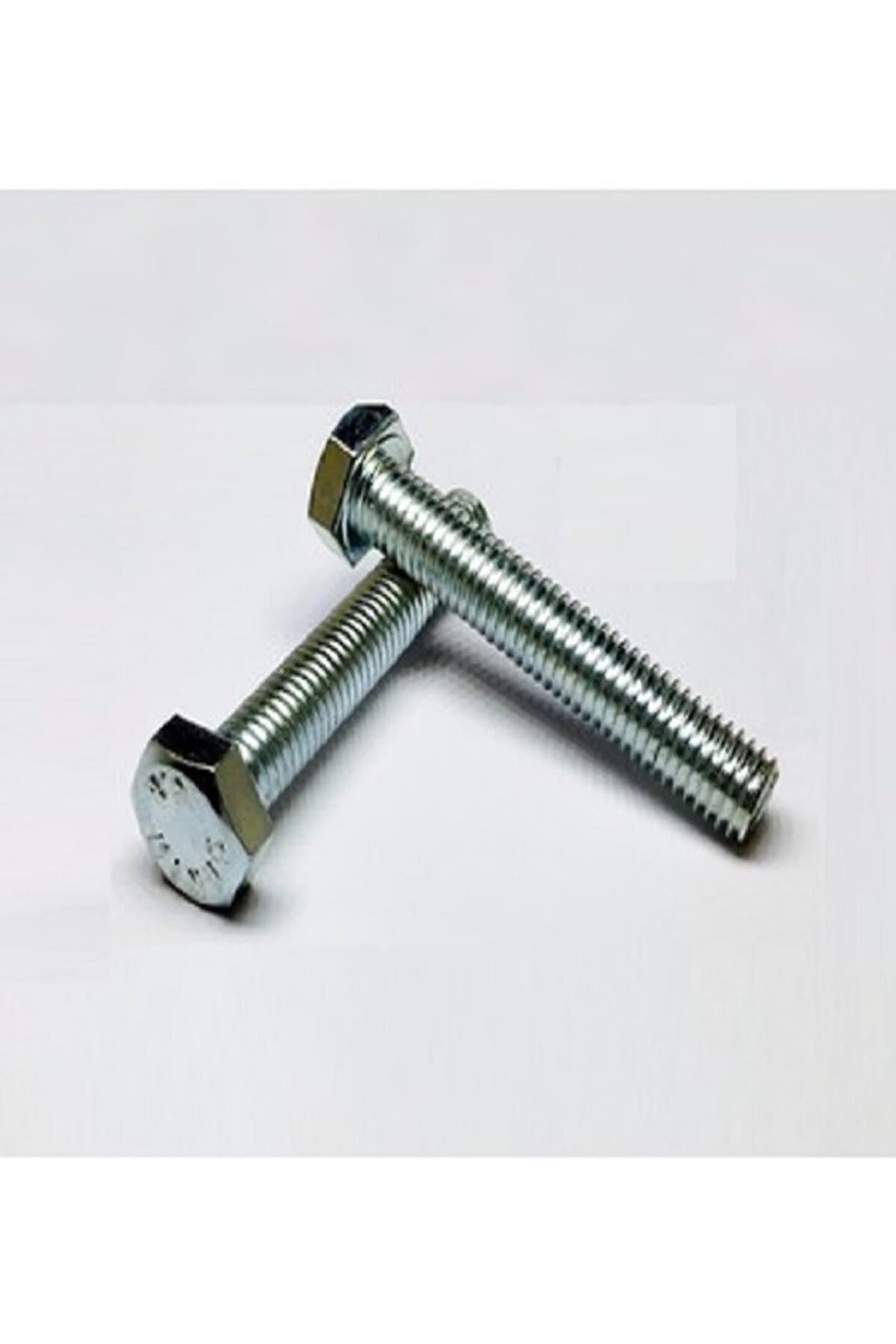 M10X50mm ANAHTAR BAŞ METRİK CİVATA - BEYAZ - 20 ADET — ürün görseli 1