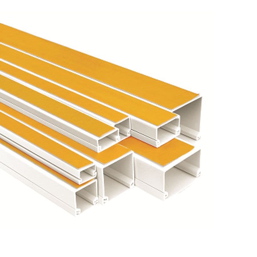 25×40 mm Kendinden Kapaklı Yapışkanlı Kablo Kanalı — ürün görseli 1