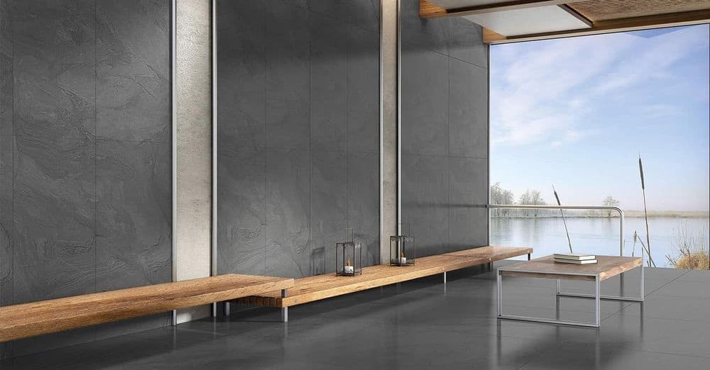 Antrasit Parlak Rektifiyeli Yer ve Duvar Seramiği 60×120 cm · Desen 165 — ürün görseli 1